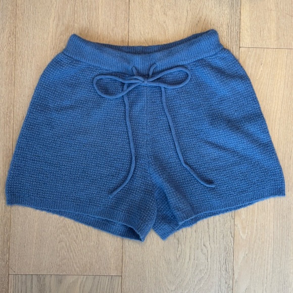 Anthropologie Pants - Anthropologie Saturday Sunday Cornflower Blue Waffle Knit Lounge Shorts